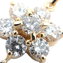 画像をギャラリービューアに読み込む, K18<br />ダイヤモンドフラワーネックレス