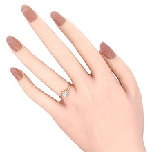 画像をギャラリービューアに読み込む, K18<br />ダイヤモンドフラワーリング