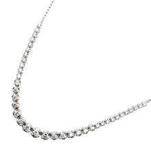 画像をギャラリービューアに読み込む, K18WG<br />ダイヤモンド ネックレス