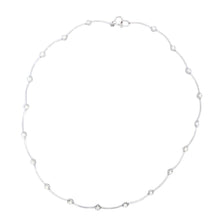 画像をギャラリービューアに読み込む, K18WG<br />ダイヤモンドネックレス