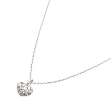 画像をギャラリービューアに読み込む, K18WG<br />ダイヤモンドハートネックレス