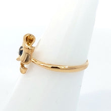 画像をギャラリービューアに読み込む, K18<br />サファイアリボンリング