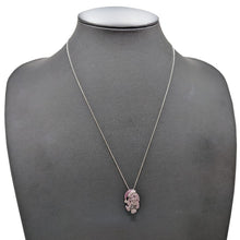 画像をギャラリービューアに読み込む, K18WG<br />ピンクサファイア×ルビー×ダイヤモンド ドッグネックレス