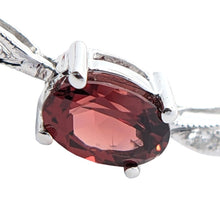 画像をギャラリービューアに読み込む, K18<br />ガーネット×ダイヤモンド ブレスレット