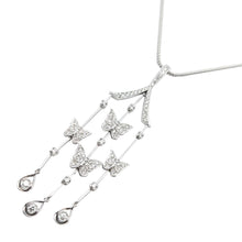 画像をギャラリービューアに読み込む, K18WG<br />ダイヤモンドバタフライネックレス