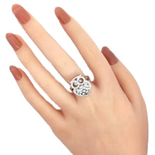 画像をギャラリービューアに読み込む, K18<br />ダイヤモンドフクロウリング