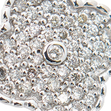 画像をギャラリービューアに読み込む, K18WG<br />ダイヤモンドフラワーピアス