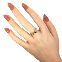 画像をギャラリービューアに読み込む, K18<br />サファイアリボンリング