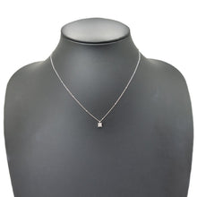 画像をギャラリービューアに読み込む, K18WG<br />ダイヤモンドスクエアネックレス