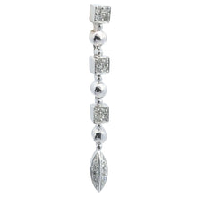 画像をギャラリービューアに読み込む, K18WG<br />ダイヤモンドドロップピアス