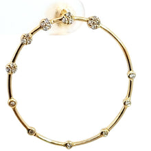 画像をギャラリービューアに読み込む, K18<br />ダイヤモンドサークルピアス