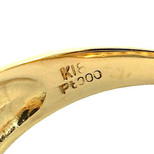 画像をギャラリービューアに読み込む, K18/Pt900<br />ダイヤモンドスリーカラーリング