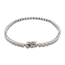 画像をギャラリービューアに読み込む, Pt850<br />ダイヤモンドテニスブレスレット