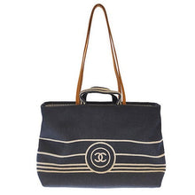画像をギャラリービューアに読み込む, CHANEL<br >ココマーク デニム 2WAYトートバッグ