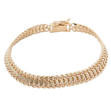 画像をギャラリービューアに読み込む, K18<br />チェーンブレスレット