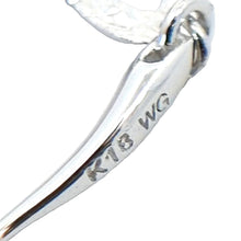 画像をギャラリービューアに読み込む, K18WG<br />ダイヤモンドフラワーピアス