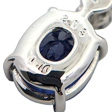 画像をギャラリービューアに読み込む, Pt900/Pt850<br />タンザナイト×ダイヤモンド ネックレス