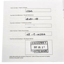 画像をギャラリービューアに読み込む, CHAUMET<br />ジュ ドゥ リアン