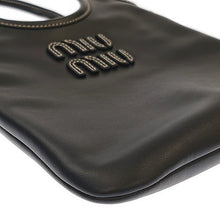 画像をギャラリービューアに読み込む, MIUMIU<br >アイビー レザー ハンドバッグ