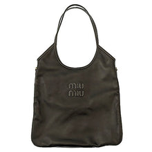 画像をギャラリービューアに読み込む, MIUMIU<br >アイビー レザー トートバッグ
