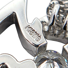 画像をギャラリービューアに読み込む, K18WG<br />ダイヤモンドバットネックレス