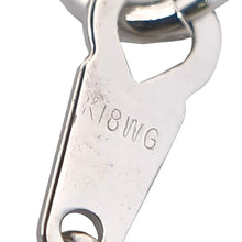 画像をギャラリービューアに読み込む, K18WG<br />ダイヤモンドクロスネックレス