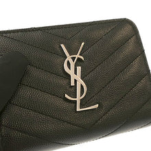 画像をギャラリービューアに読み込む, SAINT LAURENT<br >モノグラム コンパクト ジップアラウンド ウォレット