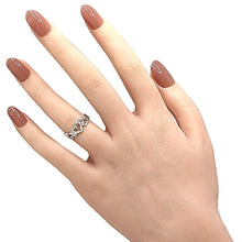 画像をギャラリービューアに読み込む, K18WG<br />ダイヤモンドハートリング