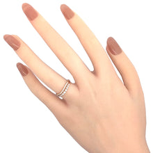 画像をギャラリービューアに読み込む, STAR JEWELRY<br />ダイヤモンドダブルラインリング