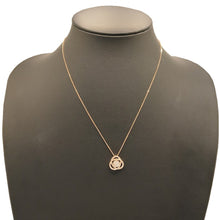 画像をギャラリービューアに読み込む, K18<br />ダイヤモンドローズモチーフネックレス