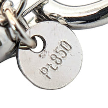 画像をギャラリービューアに読み込む, Pt900/Pt850<br />サファイア×ダイヤモンド フラワーネックレス