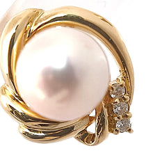 画像をギャラリービューアに読み込む, K18<br />パールイヤリング