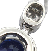画像をギャラリービューアに読み込む, Pt900/Pt850<br />タンザナイト×ダイヤモンド ネックレス