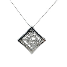 画像をギャラリービューアに読み込む, Pt900/Pt850<br />ダイヤモンドネックレス