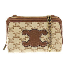 画像をギャラリービューアに読み込む, CELINE<br >チェーン付きクラッチ キュイル トリオンフ