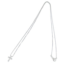 画像をギャラリービューアに読み込む, Pt850<br />ダイヤモンドクロスネックレス