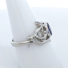 画像をギャラリービューアに読み込む, K18<br />タンザナイト×ダイヤモンド リング