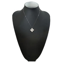 画像をギャラリービューアに読み込む, Pt900/Pt850<br />ダイヤモンドネックレス