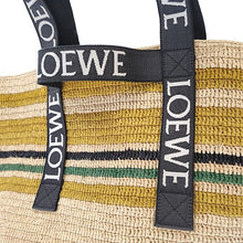 画像をギャラリービューアに読み込む, LOEWE<br >フォールド ショッパー ラフィア