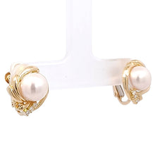 画像をギャラリービューアに読み込む, K18<br />パールイヤリング