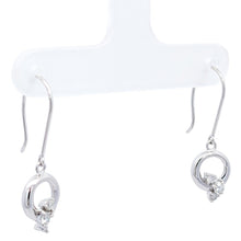 画像をギャラリービューアに読み込む, K18WG/K14WG<br />ダイヤモンドサークルピアス