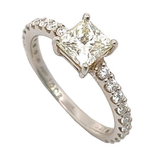 画像をギャラリービューアに読み込む, Pt900<br />ダイヤモンドスクエアリング