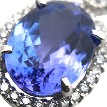 画像をギャラリービューアに読み込む, Pt900/Pt850<br />タンザナイト×ダイヤモンド ネックレス