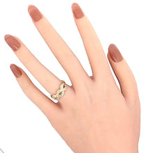 画像をギャラリービューアに読み込む, K18<br />ダイヤモンドツイストリング