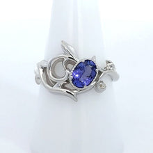 画像をギャラリービューアに読み込む, K18<br />タンザナイト×ダイヤモンド リング
