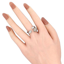 画像をギャラリービューアに読み込む, K18WG<br />ダイヤモンドドロップリング