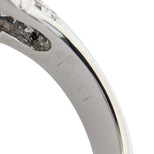 画像をギャラリービューアに読み込む, Pt900<br />ダイヤモンドジオメトリーリング