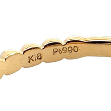 画像をギャラリービューアに読み込む, K18/Pt900<br />ダイヤモンドスリーカラーフラワーリング