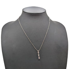 画像をギャラリービューアに読み込む, Pt900/Pt850<br />ダイヤモンドスウィングネックレス