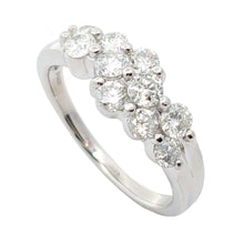 画像をギャラリービューアに読み込む, Pt900<br />ダイヤモンドリング